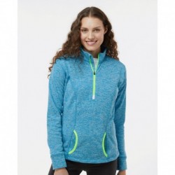 J. America 8617 Women's Cosmic Fleece Quarter-Zip Pullover