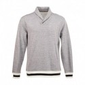 J. America 8704 Men's Peppered Fleece Shawl Collar Sweatshirt