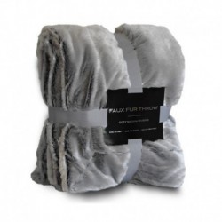 J. America 8730 Faux Fur Throw Blanket