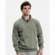 J. America 8732 Unisex Pigment-Dyed Fleece Quarter-Zip Pullover