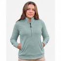 J. America 8762 Women's Element Fleece Quarter-Zip Sweatshirt