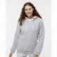 J. America 8836 Women's Sueded V-Neck Hooded Sweatshirt