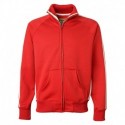 J. America 8858 Men's Vintage Polyester Fleece Track Jacket