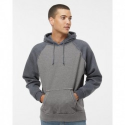 J. America 8885 Men's Vintage Heather Hooded Sweatshirt