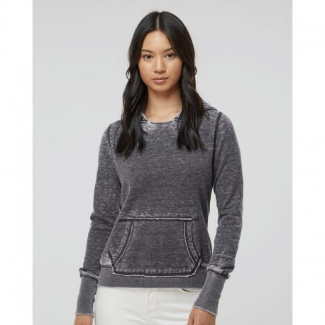 J. America 8912 Women's Zen Fleece Hooded Sweatshirt