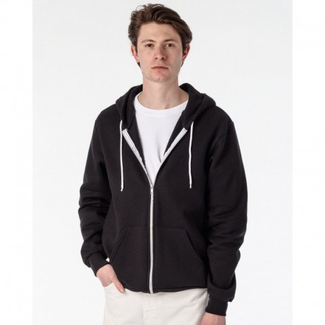 Los Angeles Apparel F97 Unisex USA-Made Flex Fleece Full-Zip Hooded Sweatshirt