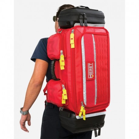 MERET M8101F OMNI PRO X Red Convertible Backpack Bag