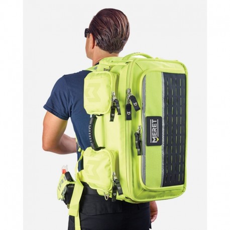 MERET M8101HV OMNI PRO X High Viz Yellow Convertible Backpack Bag