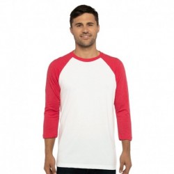 Next Level 6251 Unisex CVC Three-Quarter Sleeve Raglan T-Shirt