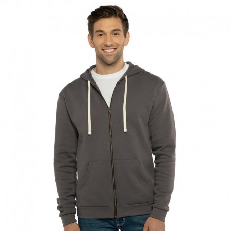 Next Level 9602 Unisex Santa Barbara Full-Zip Hoodie Sweatshirt