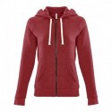 Next Level 9603 Women's Malibu Raglan Full-Zip Hoodie Sweatshirt