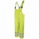Bulwark BXN4 Men's Hi-Visibility Flame-Resistant Rain Bib Overall - 10 oz.