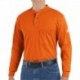 Bulwark SEL2 Men's Long Sleeve Tagless Henley Shirt