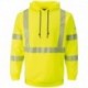 Bulwark SMH4T Men's Tall Hi-Visibility Hooded Sweatshirt