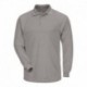 Bulwark SMP2 Men's Classic Long Sleeve Polo - CoolTouch2