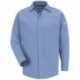 Bulwark SMS2T Men's Tall Concealed-Gripper Pocketless Long Sleeve Shirt - CoolTouch 2