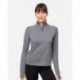Glyder PDP8023 Women's Fairway Marbled Jersey Quarter-Zip Pullover