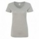 J. America 8136 Women's Glitter V-Neck T-Shirt