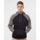 J. America 8612 Men's Colorblocked Cosmic Fleece Hooded Sweatshirt