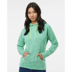 J. America 8616 Women's Cosmic Fleece Hooded Sweatshirt