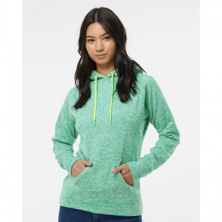J. America 8616 Women's Cosmic Fleece Hooded Sweatshirt