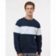 J. America 8646 Unisex Varsity Fleece Crewneck Sweatshirt