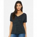 J. America 8815 Women's Slouchy V-Neck Tee