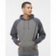 J. America 8885 Men's Vintage Heather Hooded Sweatshirt