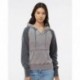 J. America 8926 Women's Zen Fleece Raglan Hooded Sweatshirt