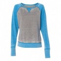 J. America 8927 Women's Zen Fleece Raglan Sweatshirt