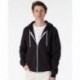 Los Angeles Apparel F97 Unisex USA-Made Flex Fleece Full-Zip Hooded Sweatshirt
