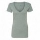 Next Level 6640 Women's CVC Deep V-Neck T-Shirt