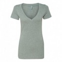 Next Level 6640 Women's CVC Deep V-Neck T-Shirt