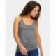 US Blanks US575 Women's Raw Edge Racer Tank Top