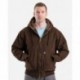 Berne Apparel HJ317 Men's Highland Flex180 Washed Duck Hooded Work Jacket