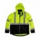 Berne Apparel HVJS206 Men's Hi-Vis Class 3 Hooded Soft Shell Jacket