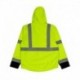 Berne Apparel HVJS206 Men's Hi-Vis Class 3 Hooded Soft Shell Jacket