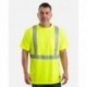 Berne Apparel HVK012T Men's Tall Hi-Vis Class 2 Performance T-Shirt
