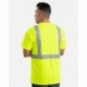 Berne Apparel HVK012T Men's Tall Hi-Vis Class 2 Performance T-Shirt
