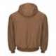 Bulwark JLH6 Men's Insulated Brown Duck Hooded Jacket with Knit Trim