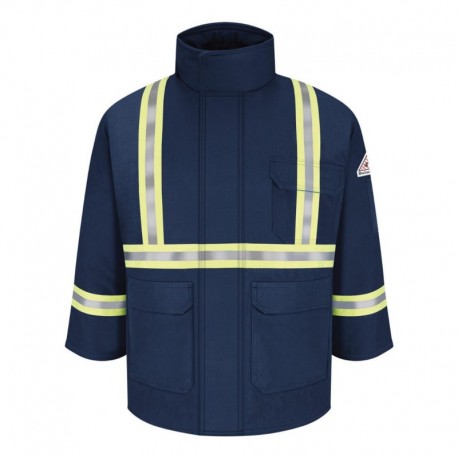 Bulwark JLPC Men's Deluxe Parka With Reflective Trim - EXCEL FR ComforTouch