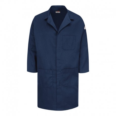 Bulwark KLL6 Men's Concealed Snap Front Lab Coat - EXCEL FR ComforTouch - 6 oz.