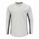 Bulwark MPS8 Men's Long Sleeve FR Two-Tone Base Layer with Concealed Chest Pocket - EXCEL FR
