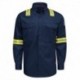 Bulwark QS26EVH Men's Nomex Comfort Enhanced-Vis Woven Long Sleeve Shirt