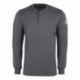 Bulwark SEL2 Men's Long Sleeve Tagless Henley Shirt