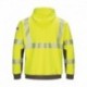 Bulwark SMB4T Men's Tall Hi-Visibility Color-Blocked Hooded Sweatshirt
