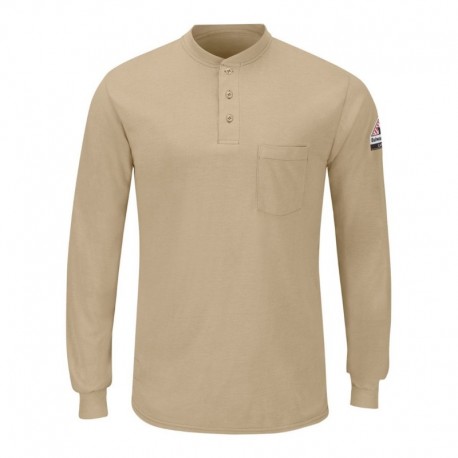 Bulwark SML8T Men's Tall Long Sleeve Henley