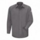 Bulwark SMS2T Men's Tall Concealed-Gripper Pocketless Long Sleeve Shirt - CoolTouch 2