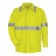 Bulwark SMW4 Men's High Visibility Long Sleeve Work Shirt