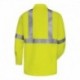 Bulwark SMW4 Men's High Visibility Long Sleeve Work Shirt